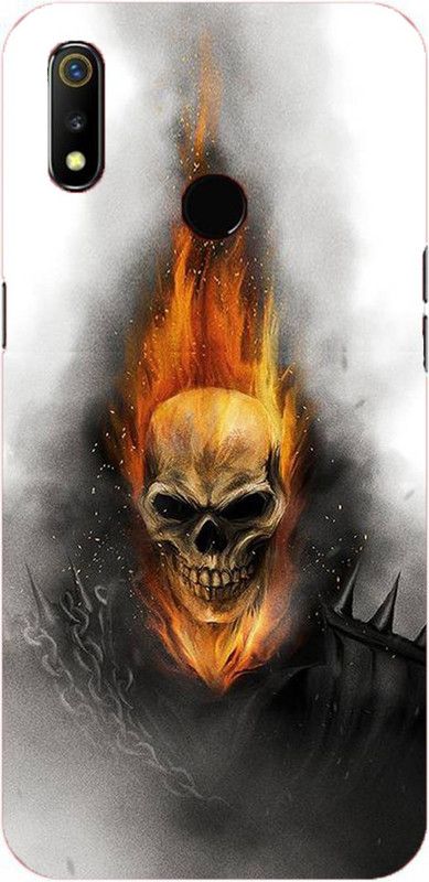 NDCOM Back Cover for OPPO Realme 3 Ghost Rider Printed  (Multicolor, Hard Case, Pack of: 1)