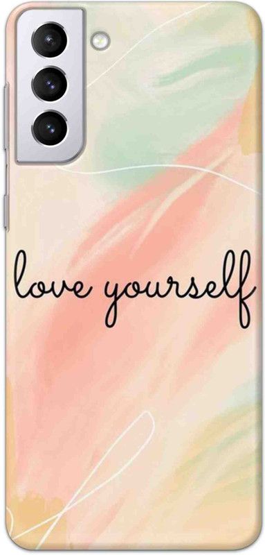 NDCOM Back Cover for Samsung Galaxy S22 5G Love Yourself Printed  (Multicolor, Hard Case, Pack of: 1)
