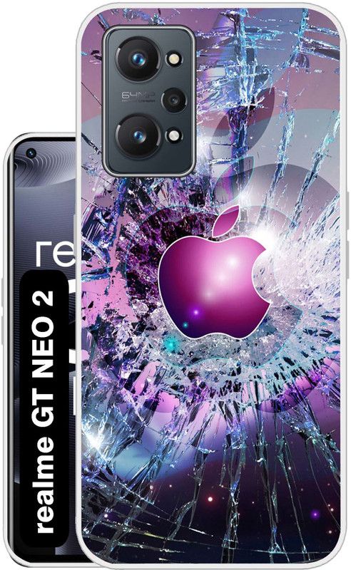 Case Club Back Cover for realme GT NEO 2  (Purple, Grip Case, Silicon, Pack of: 1)