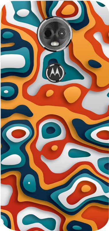 Mclaxa Pour Art Mobile Back Skin., Pour Art, Motorola Moto E5 Plus Mobile Skin  (Pour Art Skin With Super Matte Finish.)