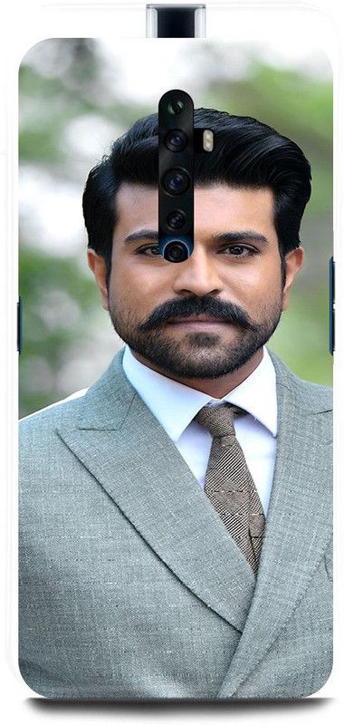 JUGGA Back Cover for Oppo Reno2 Z, CPH1945, RAM, CHARAN, SOUTH, HERO, ACTOR  (Grey, Hard Case, Pack of: 1)