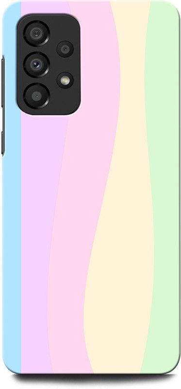 GRAFIQE Back Cover for SAMSUNG Galaxy A33 RAINBOW, ABSTRACT, COLORFULL, PAINTING, STRIPES  (Multicolor, Shock Proof, Pack of: 1)