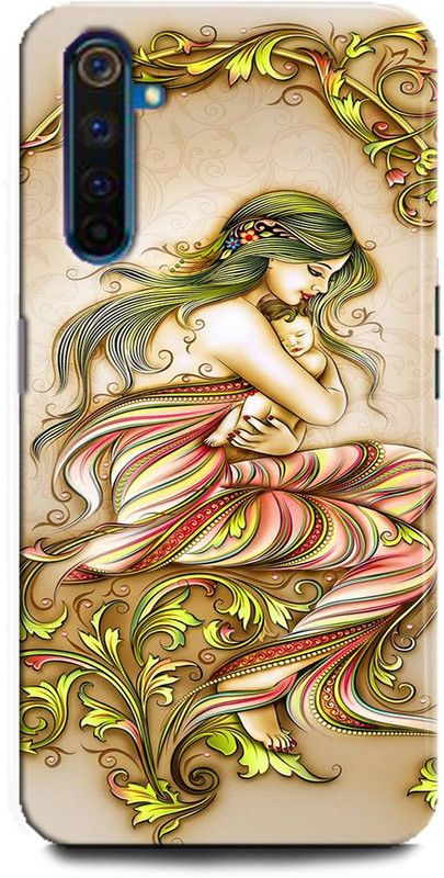 Afterglow Back Cover for Realme 6 Pro MOTHER AND CHILD, ABSTRACT,ART, CHILD, DESIGN, MOTHER, PAINTING  (Multicolor, Shock Proof, Pack of: 1)