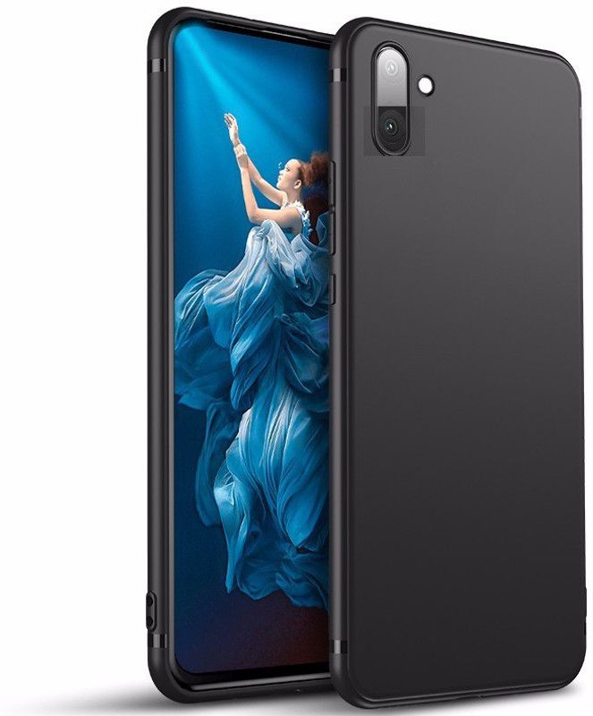 Casehub Back Cover for Realme C3  (Black, Camera Bump Protector)