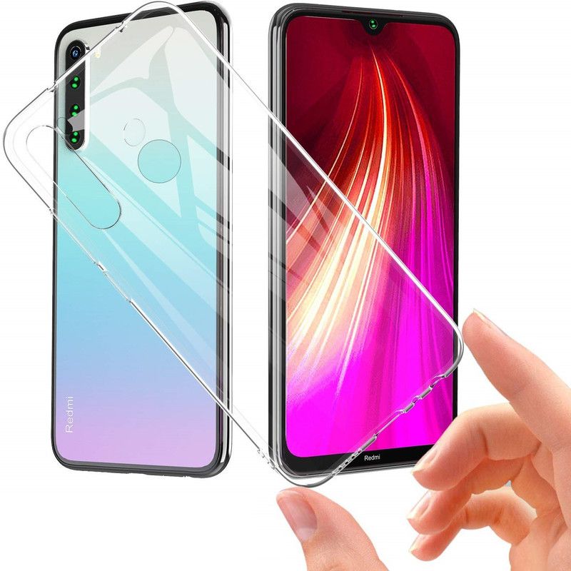 LIKEDESIGN Back Cover for Mi Redmi Note 8  (Transparent, Shock Proof, Silicon, Pack of: 1)