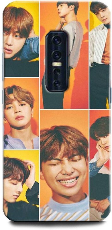Afterglow Back Cover for Vivo V17 Pro BTS, BTS, BTS ARMY, BTS LOVE, BTS SINGERS, KOREAN, BANGTAN BOYS  (Multicolor, Shock Proof, Pack of: 1)