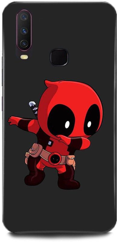 MP ARIES MOBILE COVER Back Cover for Vivo Y12  (Black, Red, Hard Case, Pack of: 1)