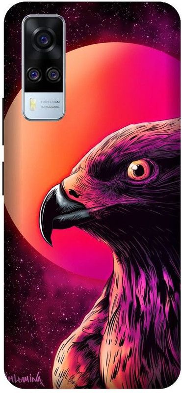 URCHIN Back Cover for Vivo Y31 Eagle, Dark, Illuminati, Cool  (Multicolor, Shock Proof, Pack of: 1)
