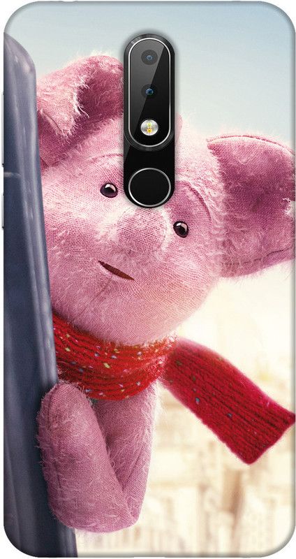 BAGRA Back Cover for Nokia 6.1 Plus Mobile Back Cover, Back Case  (Multicolor, Grip Case, Silicon, Pack of: 1)