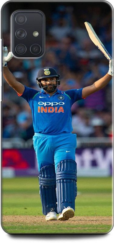 Afterglow Back Cover for SAMSUNG Galaxy A71 ROHIT SHARMA, BCCI,CRICKETER, INDIAN KHILADI, IPL, MI, T20  (Multicolor, Shock Proof, Pack of: 1)