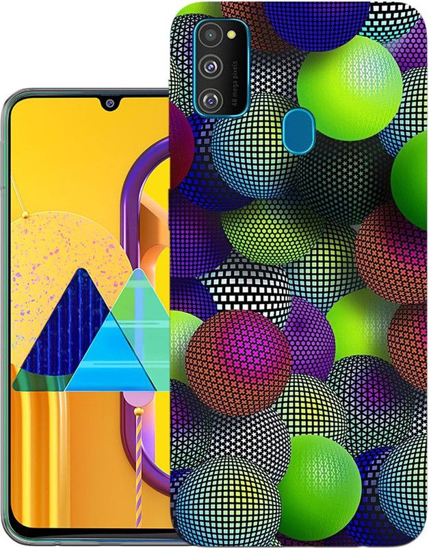 TENTY Back Cover for Samsung M21 / SM-M215F / SM-M215F/DS back cover | Design_18  (Multicolor, Flexible, Silicon)
