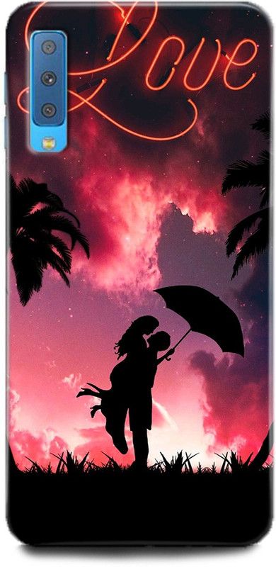 Afterglow Back Cover for SAMSUNG Galaxy A7 GIRL BOY, LOVE, ANIME, PINK, CUTE GIRL, DOLL  (Multicolor, Shock Proof, Pack of: 1)