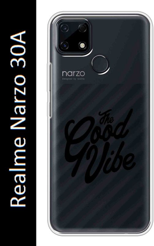 Gabroo Back Cover for Realme Narzo 30A, Realme C12, Realme C25, Realme C25s, Realme Narzo 20  (Black, Grip Case, Silicon, Pack of: 1)