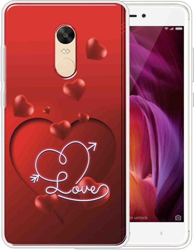 eBoggy Back Cover for Mi Redmi Note 4  (Red, Dual Protection, Silicon, Pack of: 1)