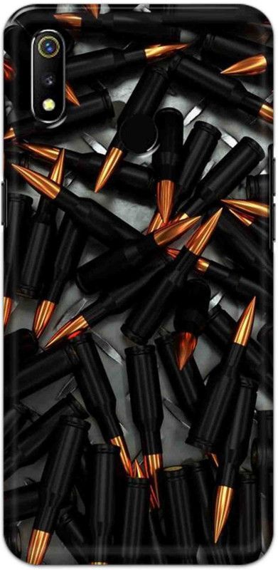 NDCOM Back Cover for Realme 3 Pro Bullets Printed  (Multicolor, Hard Case, Pack of: 1)