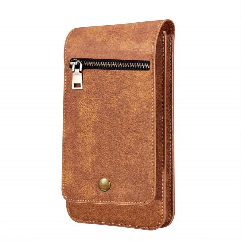 HITFIT Pouch for Samsung Galaxy Z Fold3 5G  (Brown, Holster, Pack of: 1)