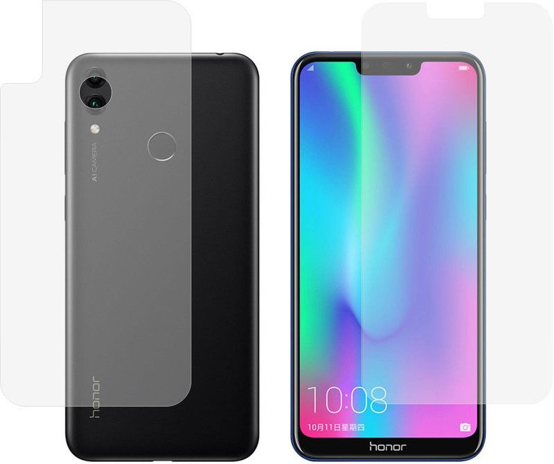 CASE CREATION Front and Back Screen Guard for Honor 8C 2018  (Pack of 2)