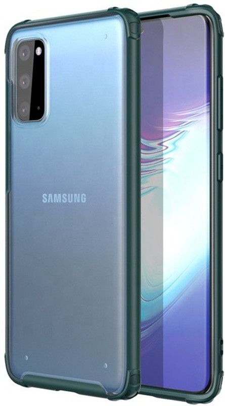 MOBIRUSH Back Cover for Samsung Galaxy S20 (6.2 inch)  (Green, Shock Proof, Pack of: 1)
