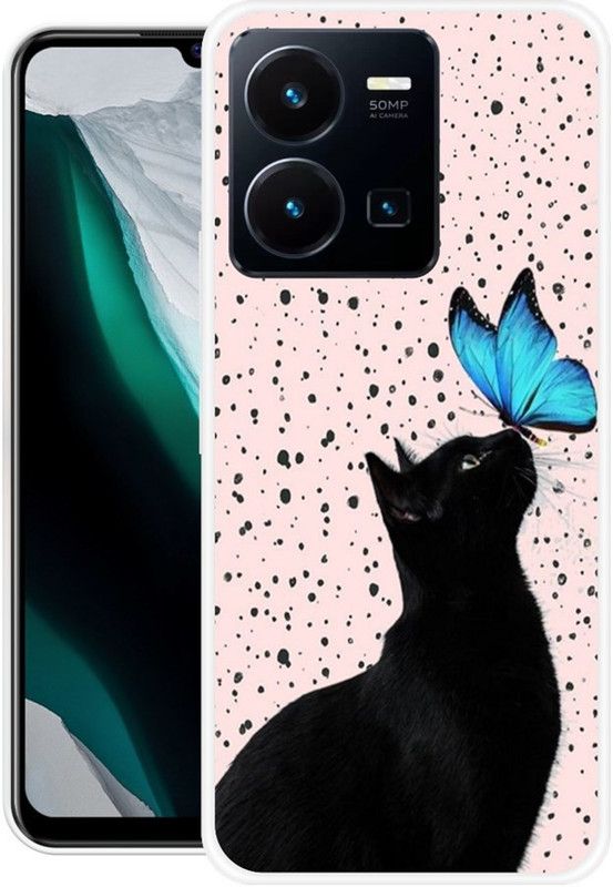 Xellom Back Cover for Vivo Y35 (5G)  (Black, Pink, Silicon)