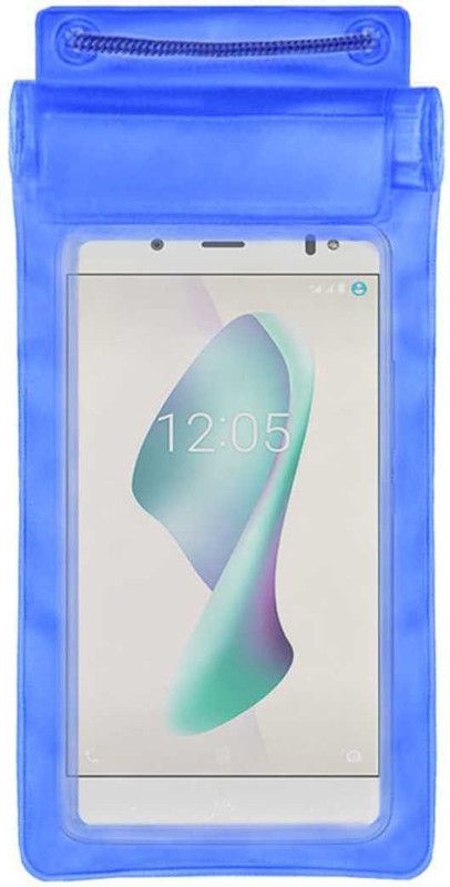 ACM Pouch for Bq Aquaris Vs  (Blue, Waterproof, Silicon, Pack of: 1)