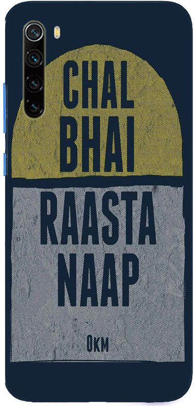 METOO Back Cover for Redmi Note 8, Text,Shayari, Funny Quote Design Back Cover_Print_161  (Multicolor, Dual Protection, Silicon, Pack of: 1)