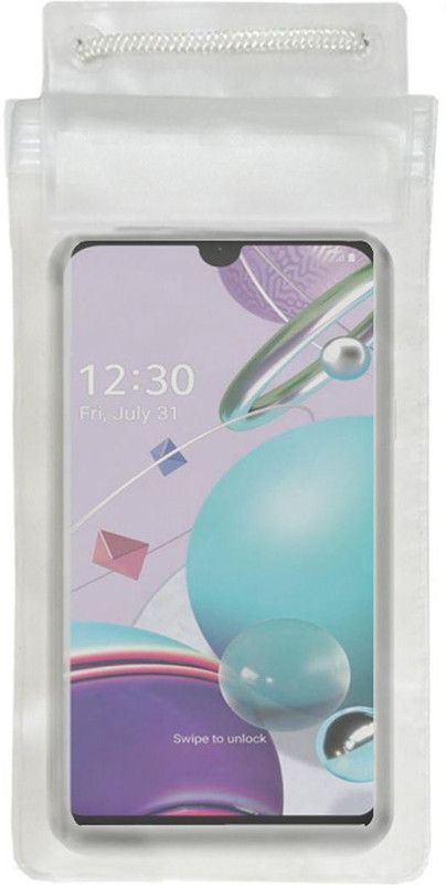 ACM Pouch for Lg K31  (Transparent, Waterproof, Silicon, Pack of: 1)