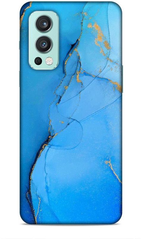 zingcart Back Cover for OnePlus Nord 2, Blue Marble Printed Back Cover Case  (Multicolor, Hard Case, Pack of: 1)