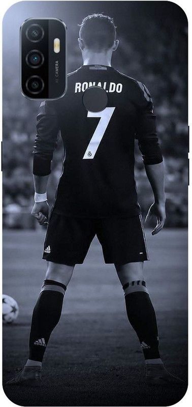 THE NARAYANA COLLECTIONS Back Cover for OPPO A53-CPH2127-RONALDO,FOOTBALL,GAME,SPORTS  (Multicolor, Hard Case, Pack of: 1)