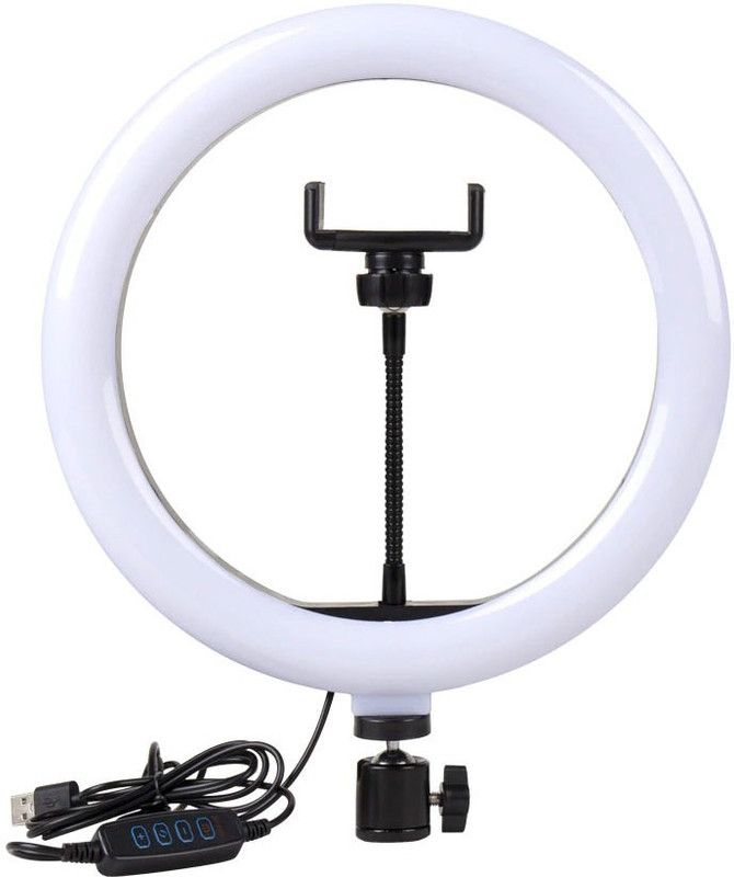 G2L BEST BUY Big LED Selfie Ring Light Smartphone to Capture Photo Video at Tiktok Ring Flash  (WHITE)