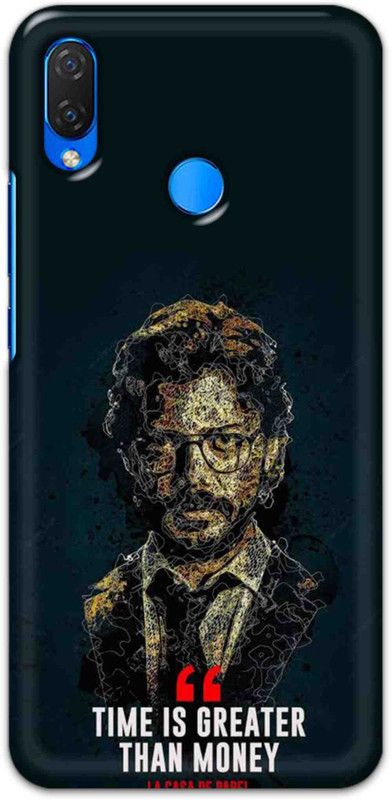NDCOM Back Cover for Huawei Nova 3i Time Is Greater Than Money Printed  (Multicolor, Hard Case, Pack of: 1)