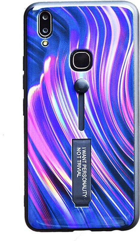 MARSHLAND Back Cover for Vivo Y83 Pro, Specially Designed To Cover, Smooth Touch Thumb Grip with Kickstand Printed Multicolor  (Multicolor, Hard Case, Silicon, Pack of: 1)