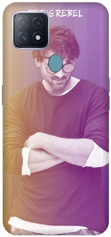 GRAFIQE Back Cover for OPPO A15 CPH2185 PRABHAS, BAAHUBALI, SOUTHHERO, TELUGUSTAR  (Multicolor, Shock Proof, Pack of: 1)