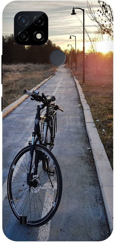 Bluvver Back Cover for Realme C21Y, RMX3261 , RMX3263, Printed Bicycle Cool Back Cover  (Multicolor, Hard Case, Pack of: 1)
