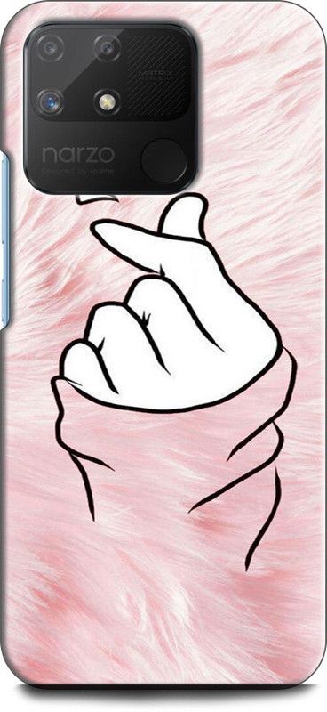 Dronk Back Cover for Realme Narzo 50A, RMX3430 FINGER, LOVE, COUPLE, LOVE  (Multicolor, Dual Protection, Pack of: 1)
