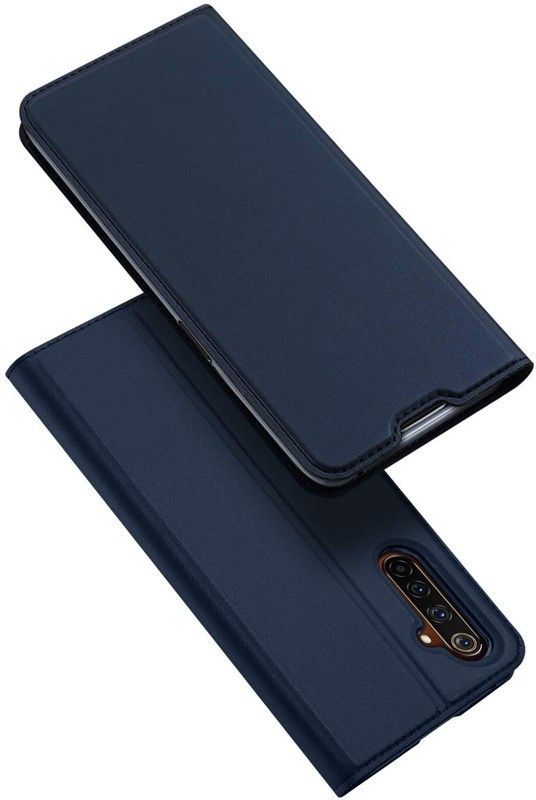 SmartPoint Wallet Case Cover for Realme Narzo  (Blue, Shock Proof, Pack of: 1)