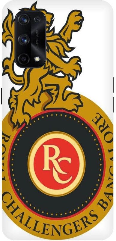 Bluvver Back Cover for Realme X7 Pro, RMX2121, Printed RCB Team Logo Back Cover  (Multicolor, Hard Case, Pack of: 1)