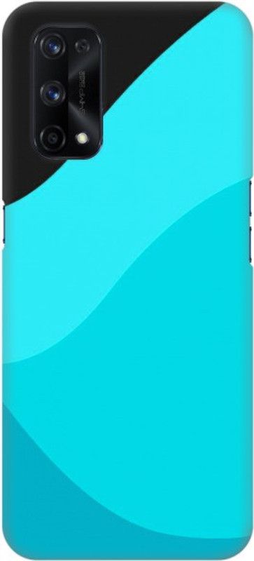 Coberta® Back Cover for Realme X7 Pro  (Black, Blue, Hard Case, Pack of: 1)