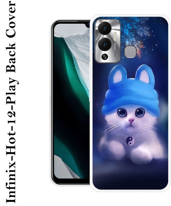 KLC Back Cover for Infinix Hot 12 Play  (Multicolor, Grip Case, Silicon, Pack of: 1)