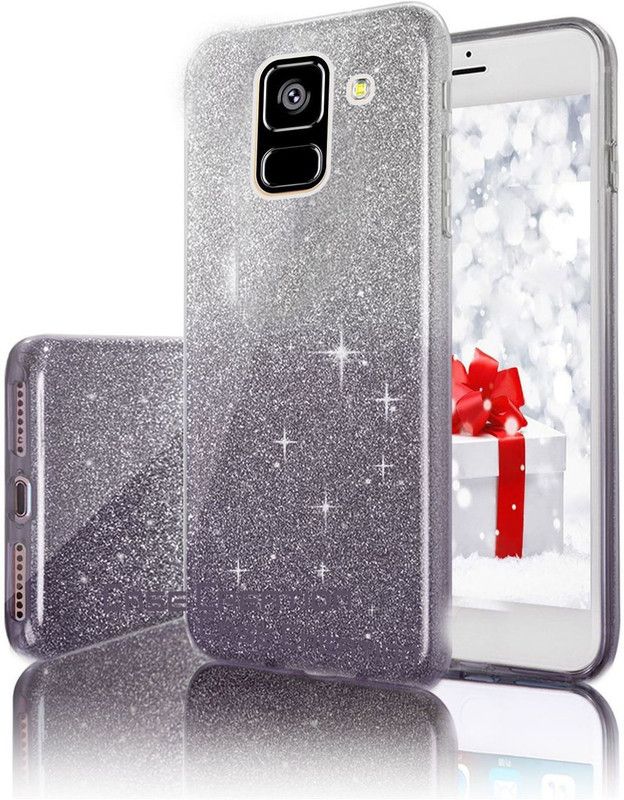 CASE CREATION Back Cover for Samsung A6 2018  (Black, Dual Protection, Pack of: 1)