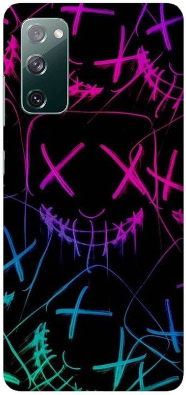 NDCOM Back Cover for SAMSUNG Galaxy S20 FE 5G Neon Mask Glitch Printed  (Multicolor, Hard Case, Pack of: 1)