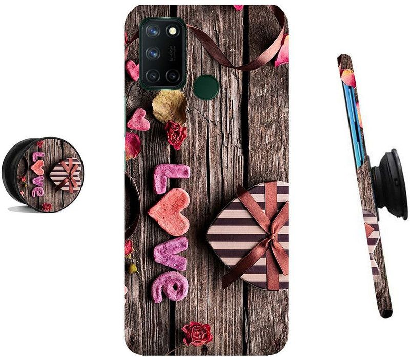 KIZIN Back Cover for Realme 7i  (Multicolor, Cases with Holder)
