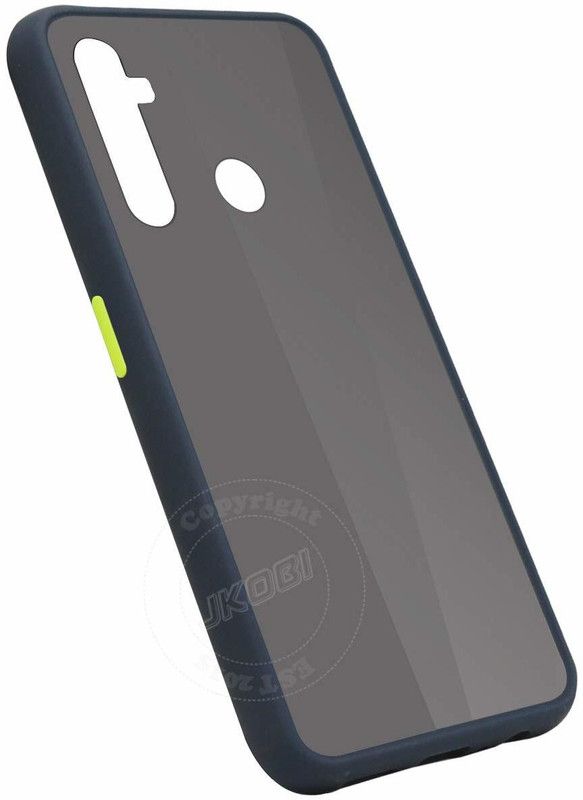 CEL Back Cover for Realme 5/Oppo Realme 5  (Blue, Silicon, Pack of: 1)