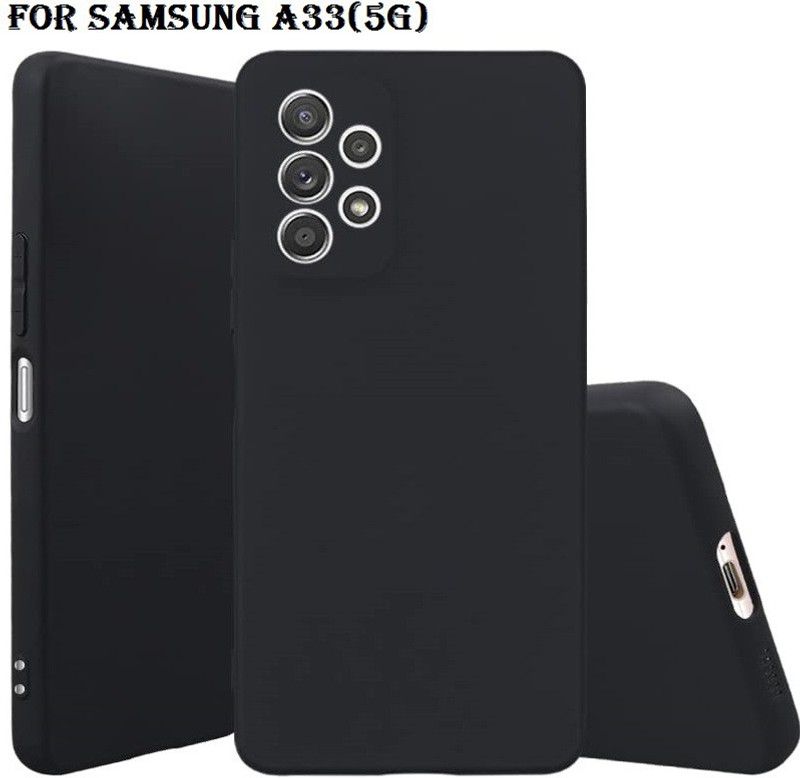 CASEHUNT Back Cover for Samsung Galaxy A33 (5G)  (Black, Grip Case, Silicon, Pack of: 1)