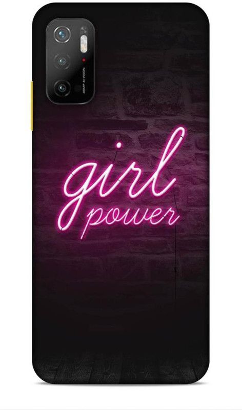 CRAFTARA Back Cover for Xiaomi Poco M3 Pro, Xiaomi Mi 10T  (Black, Pink, Hard Case)