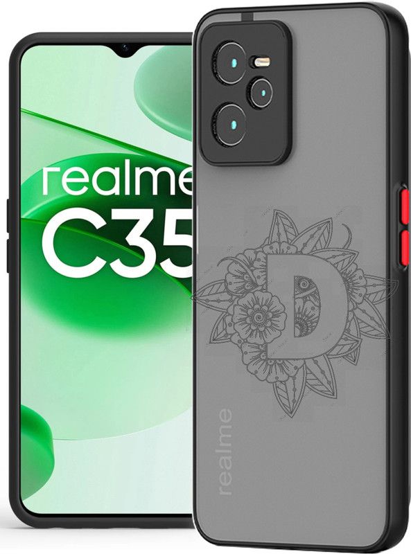 Instyle Back Cover for Realme C35 Matte Smoke Cover  (Black, Grip Case)