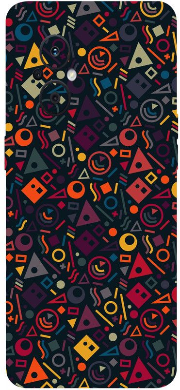 BugguSkin Oppo F21 Pro 5G, OPPO F21 Pro 5G Mobile Skin  (Ultra Super Geometric Shape Skin With High Matte Finish.)