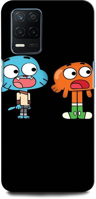 ORBIQE Back Cover for Realme Narzo 30 5G GUMBALL, DARWIN, GUMBALL AND DARWIN, LOVE  (Multicolor, Hard Case, Pack of: 1)