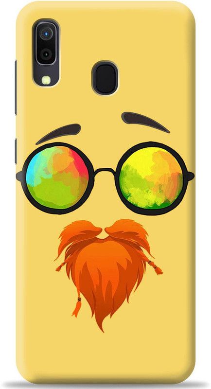 Crafter Back Cover for Samsung Galaxy A20  (Yellow, Shock Proof, Pack of: 1)