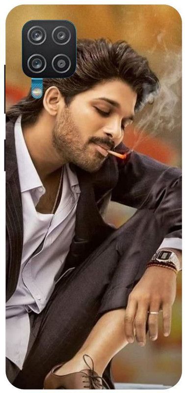 THE NARAYANA COLLECTIONS Back Cover for SAMSUNG GALAXY M12-ALLU,ARJUN,SOUTH,HERO,PUSHPA  (Multicolor, Hard Case, Pack of: 1)