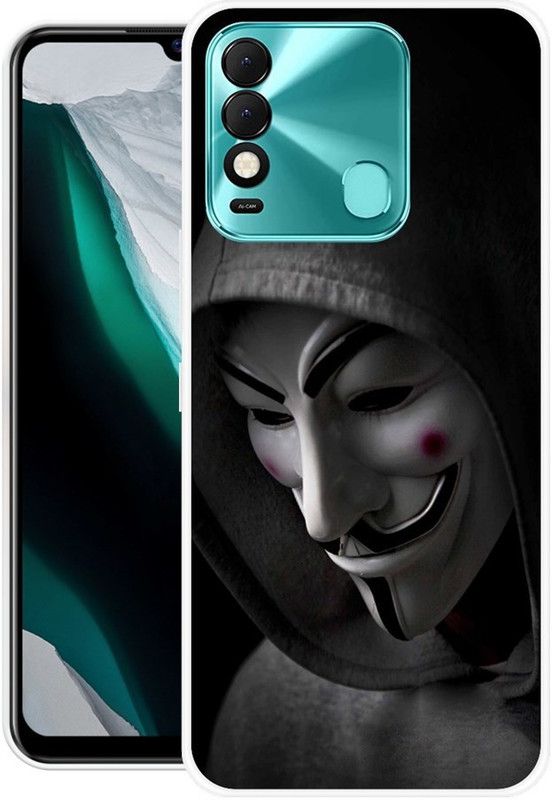 KLC Back Cover for Tecno Spark 8T  (Grey, Black, Grip Case, Silicon)